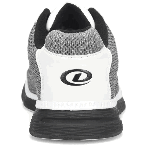 Dexter Men's Wyoming Light Grey & White Knit Bowling Shoes - Comfortable & Durable for League Play & Casual Bowling