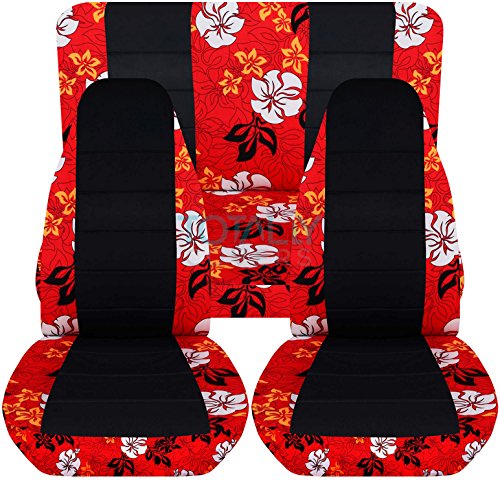 Red w Flowers and Black