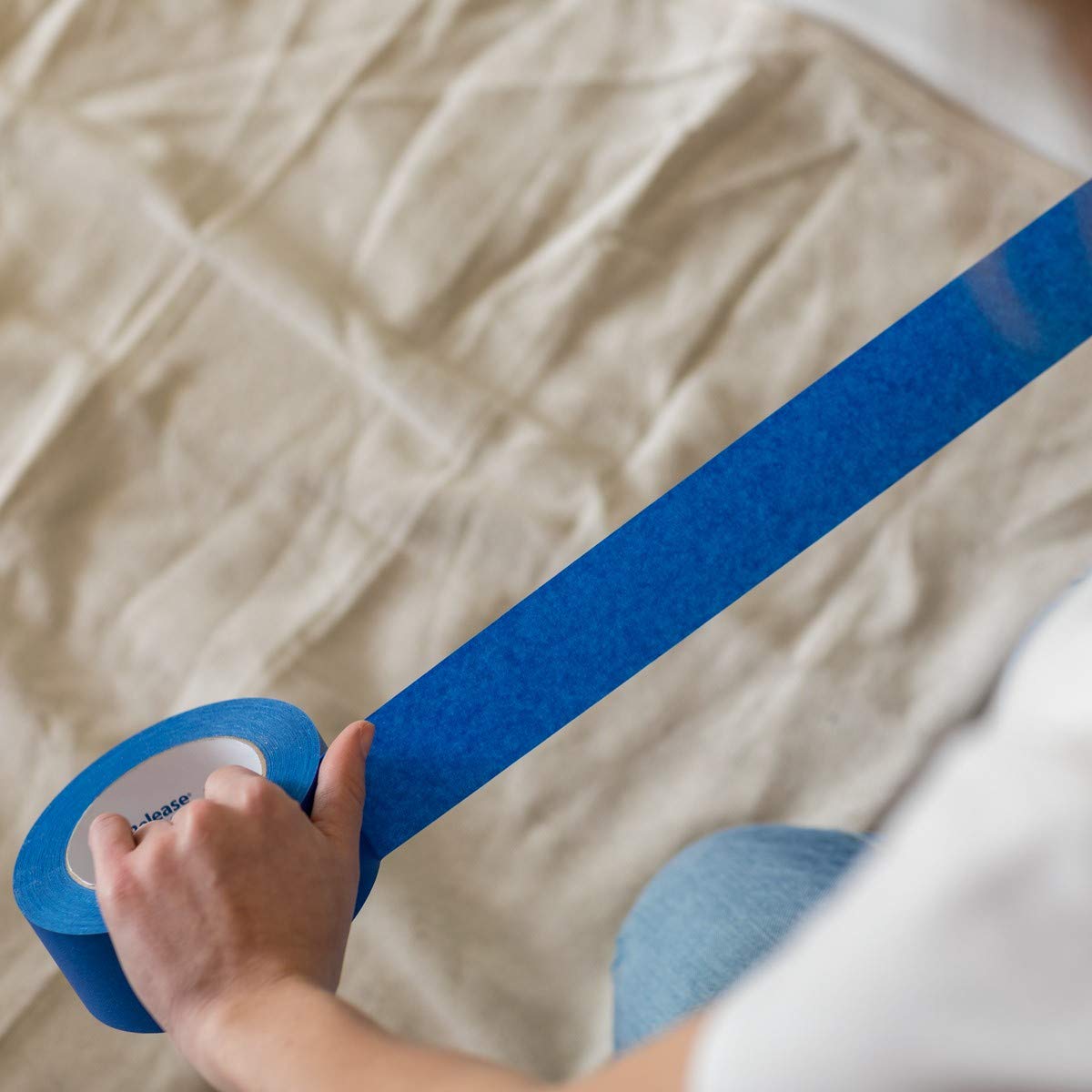 Premium Duck Clean Release Blue Painter's Tape - 2 Inch (1.88-Inch x 60-Yard) - 12 Rolls (720 Total Yards) - 284372 - Ideal for Home Painting, DIY Projects & Wall Protection