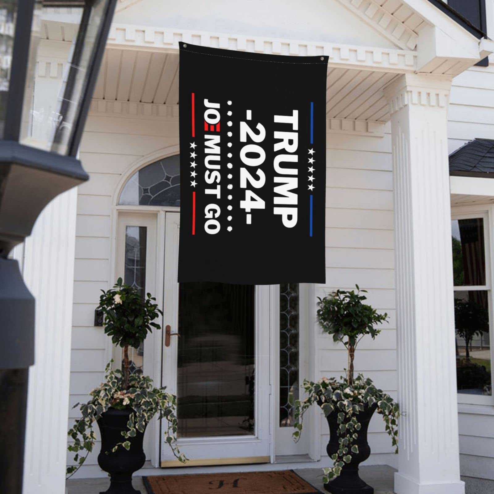 Trump 2024 Flag - Anti Joe Biden Flag 3x5 Ft with Metal Grommets - Durable Political Yard Banner for Campaigns, Protests & Patriotic Displays