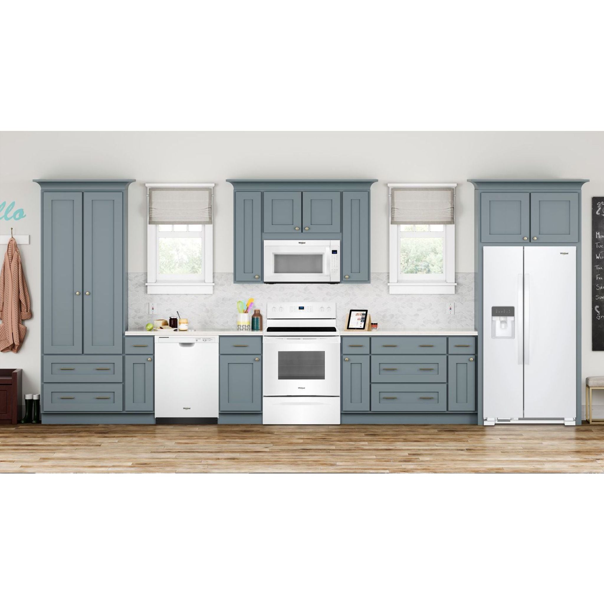Whirlpool WRS315SNHW Side by Side Refrigerator - 21.6 Cu. Ft. White Energy Star Certified for Modern Kitchens & Open Floor Plans