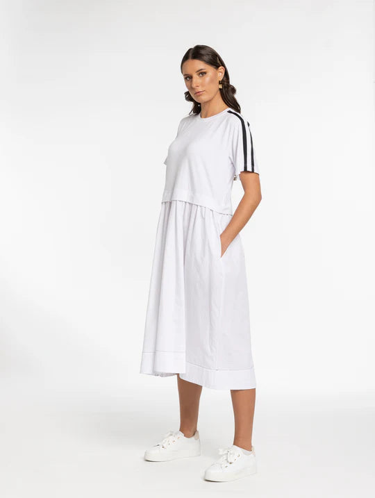 X LAB 565 That Way Dress - Women's Elegant White Party Dress for Evening Events, Weddings & Special Occasions