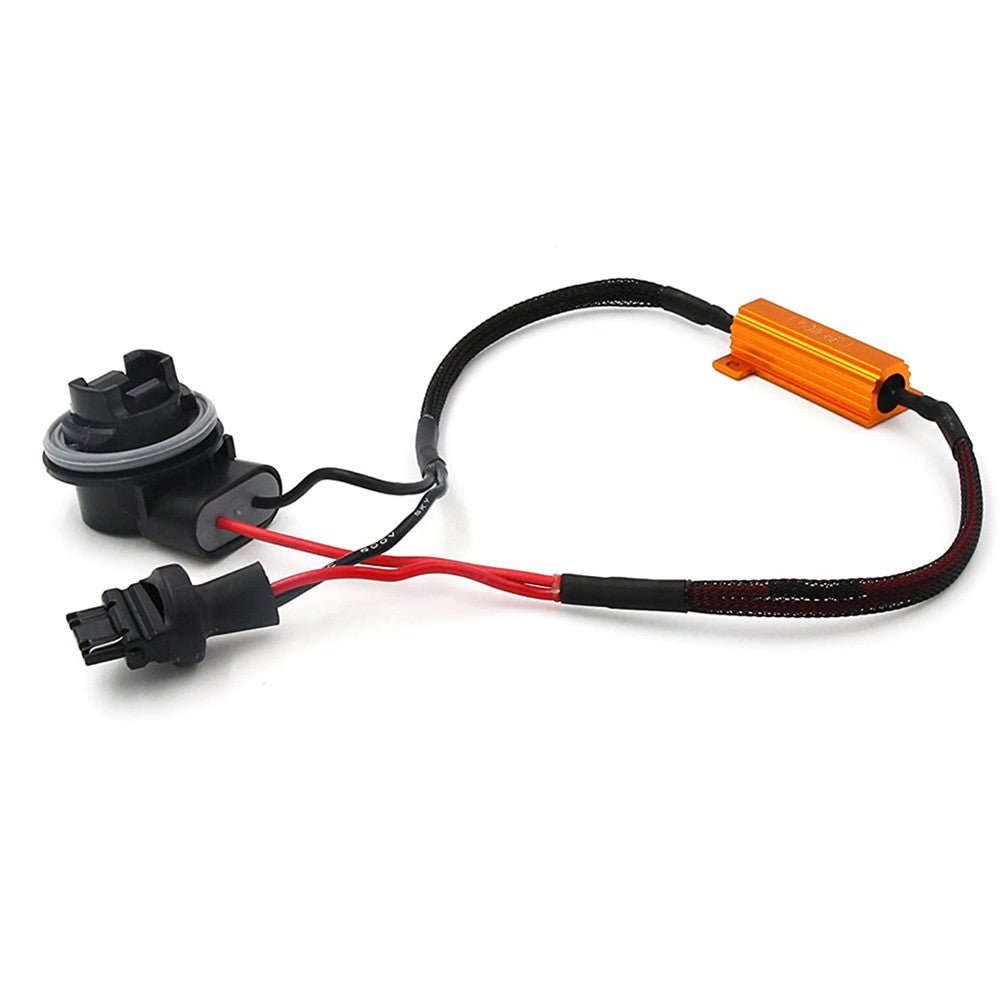 3056 3156 LED Load Resistor - Fix Hyper Flash & Error Codes for Turn Signal Lights | Compatible with LED Bulb Upgrades | Perfect for Car, Truck, Motorcycle & RV Lighting Systems