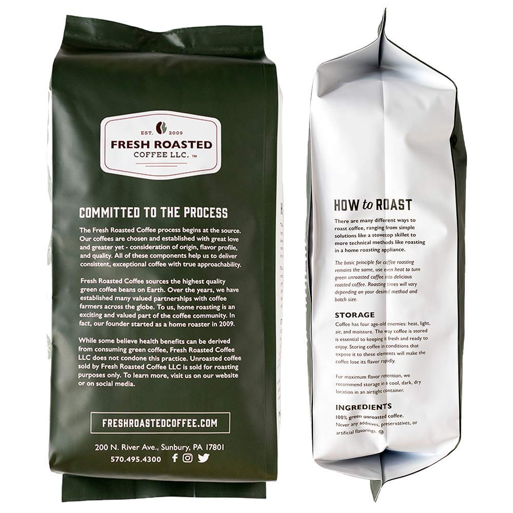 Fresh Roasted Brazil Coffee Beans - Kosher Certified, 5lb Bag - Perfect for Home Brewing, Office Use & Gifts