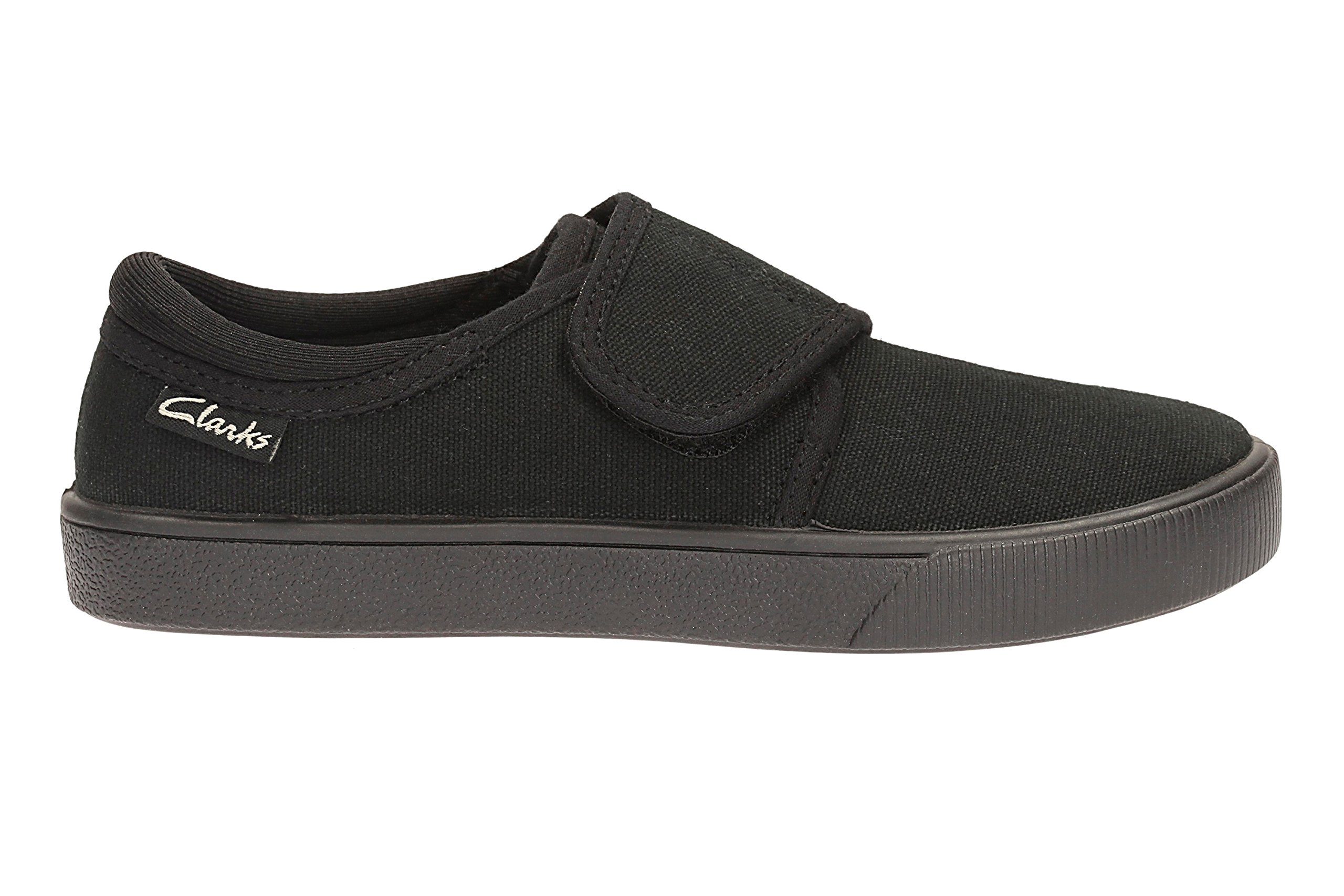 Clarks Unisex Kids' Hopper Run Sneakers - Comfortable School Uniform Shoes for Boys & Girls - Perfect for Daily Wear, Gym Class & Playtime