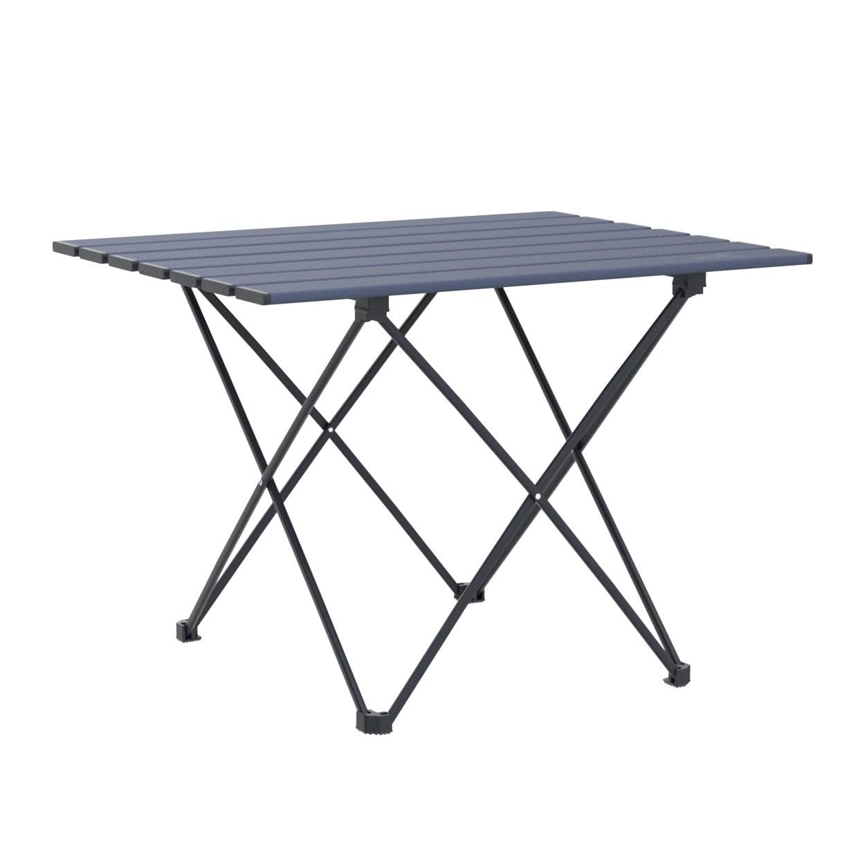 Ultralight Aluminum Folding Camping Table - Portable Roll Up Collapsible Picnic Table with Carry Bag for Outdoor, Beach, Cooking, Festival, Office & Indoor Use | Compact Design for Easy Storage & Travel