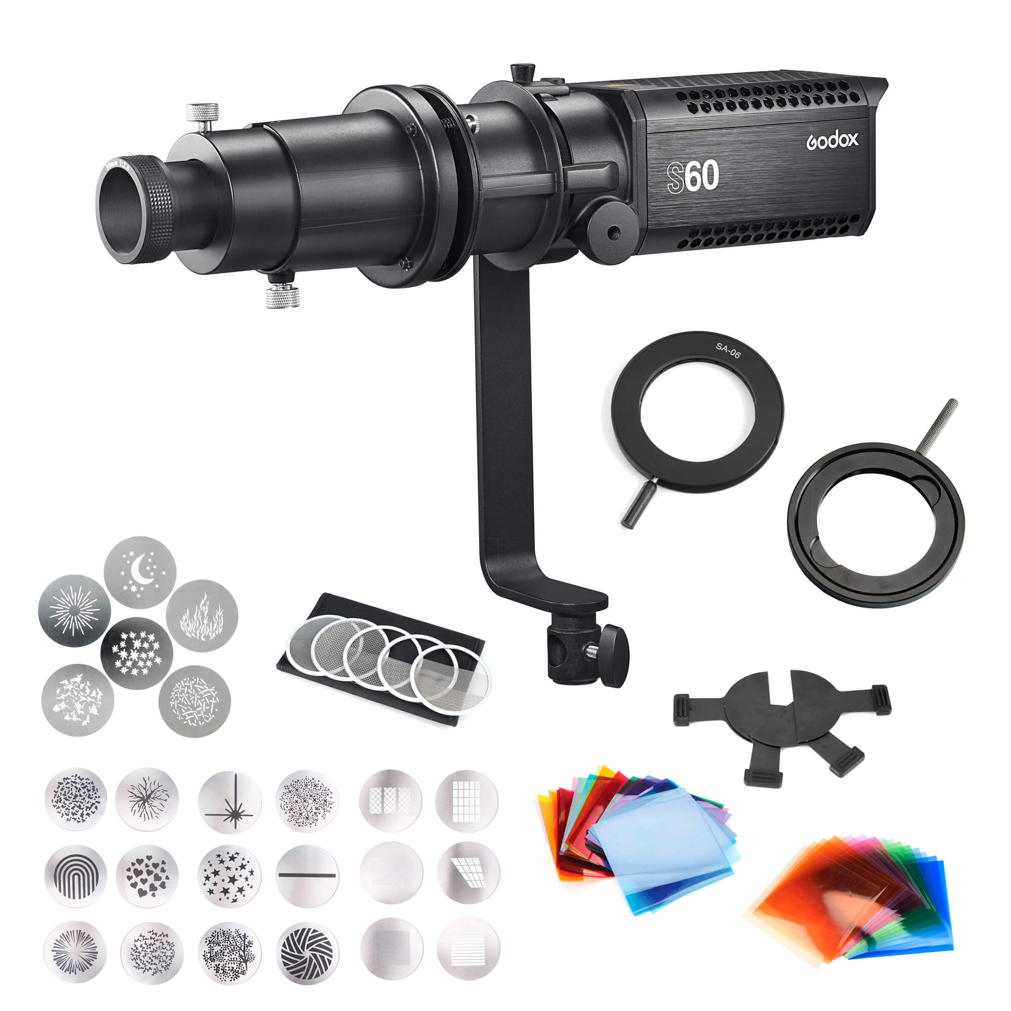 60W Daylight Balanced LED Light Kit - Focusable Studio Lighting for Photography, Videography & YouTube Content Creation