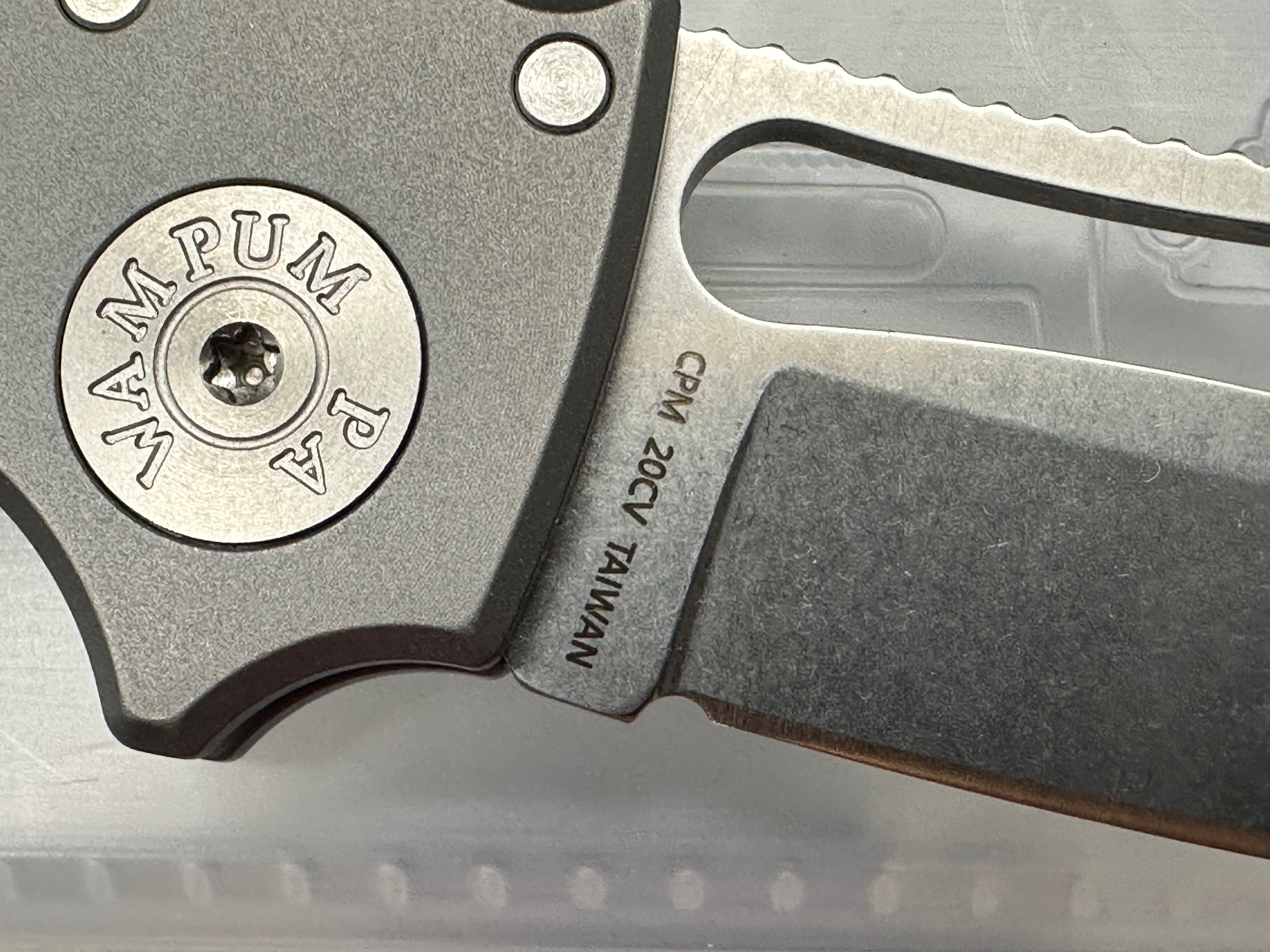 Demko Shark Cub Titanium Pocket Knife - Premium EDC Folding Knife for Outdoor, Camping & Survival Gear - Perfect for Hiking, Fishing & Everyday Carry