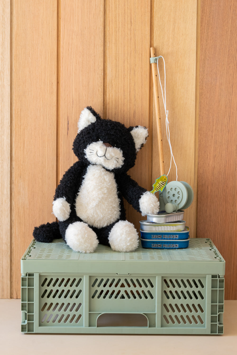 Checkers the Cat - Black Plush Stuffed Animal Toy for Kids & Collectors | Perfect for Gifts, Cuddling & Home Decor