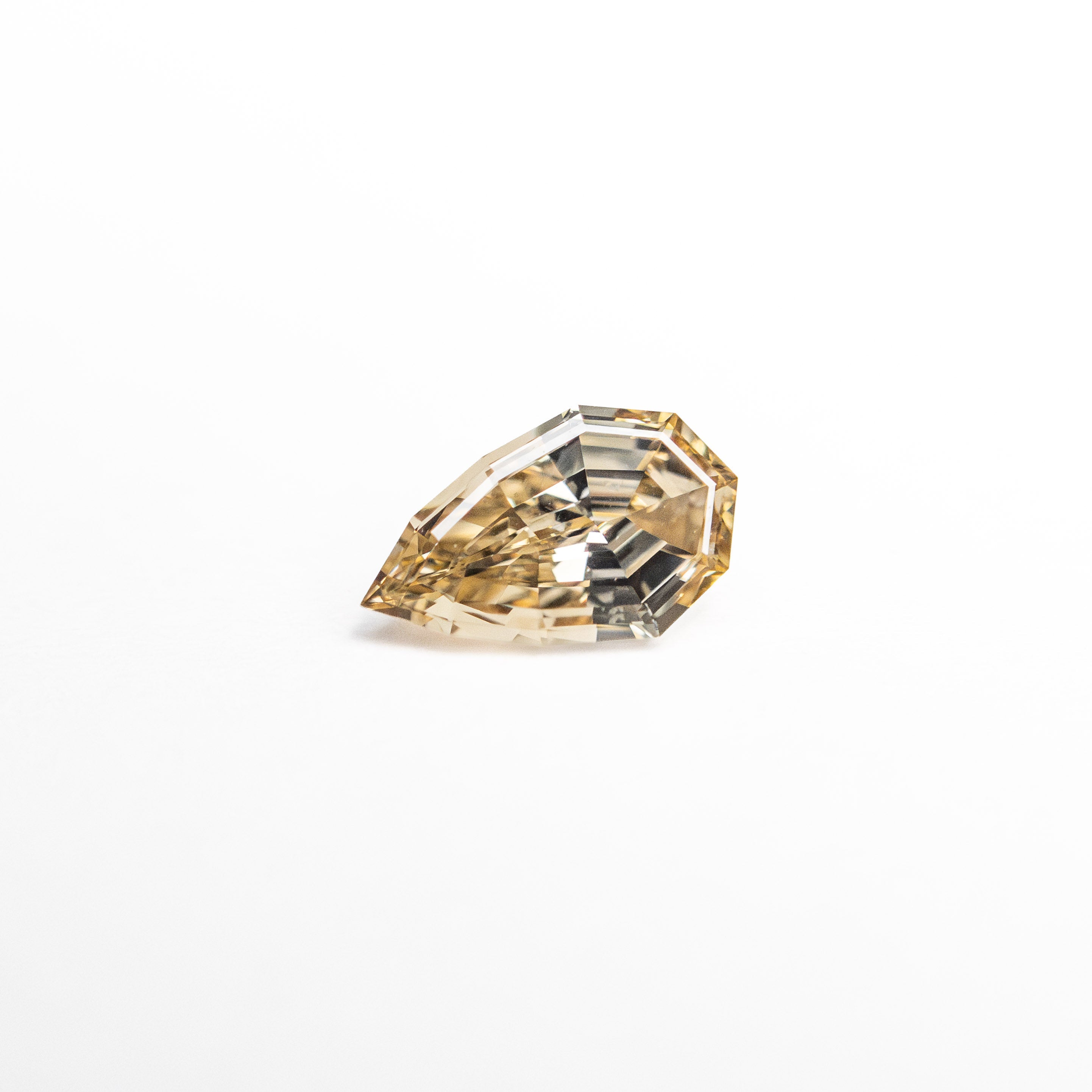 0.37ct 6.55x3.85x2.30mm VS1 C5 Geo Pear Step Cut Diamond - Premium Loose Gemstone for Engagement Rings & Fine Jewelry