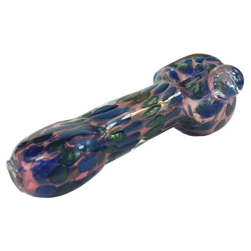 Spot Design Spoon Pipe - Premium Glass Smoking Pipe for Dry Herbs | Portable & Durable for Travel, Camping, and Outdoor Use