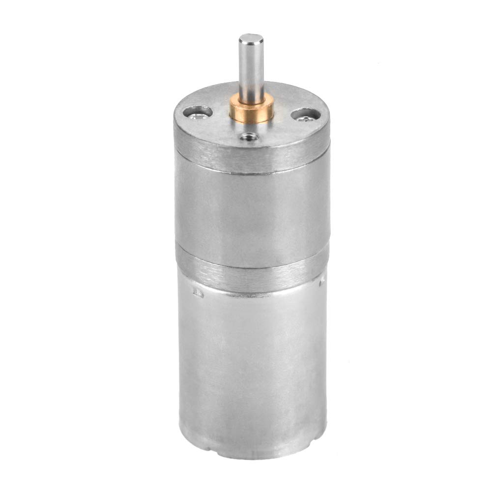 12V 400RPM High Torque DC Gear Motor - Metal Geared Reduction Motor for Electronic Locks, Smart Curtains, Automatic Doors | Perfect for Home Automation & DIY Projects