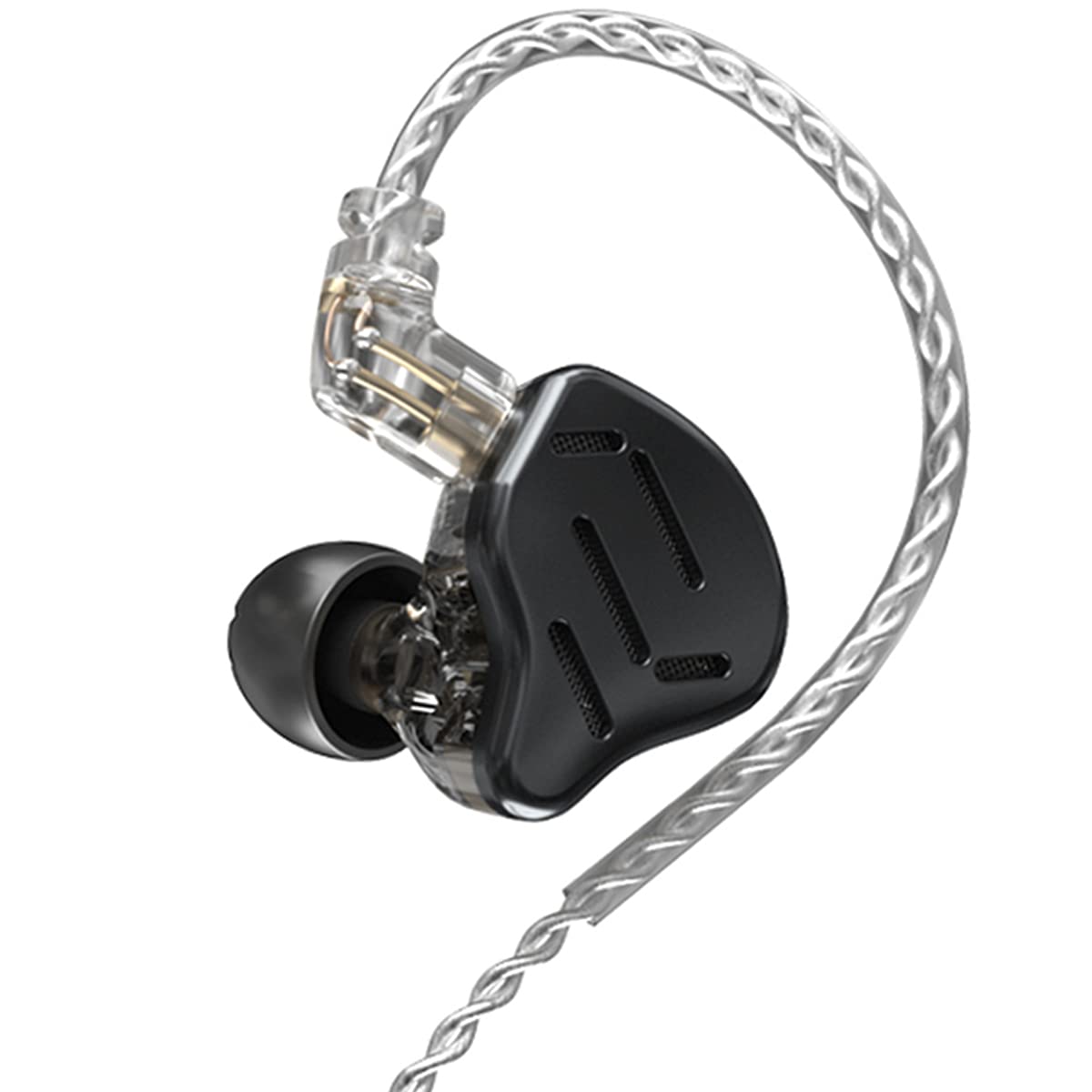 CCA KZ Zax Metal Hybrid HiFi Earbuds - 7BA+1DD 16 Drivers in-Ear Monitor Headphones with Deep Bass & Noise Cancelling for Sports, Gaming & Music Lovers