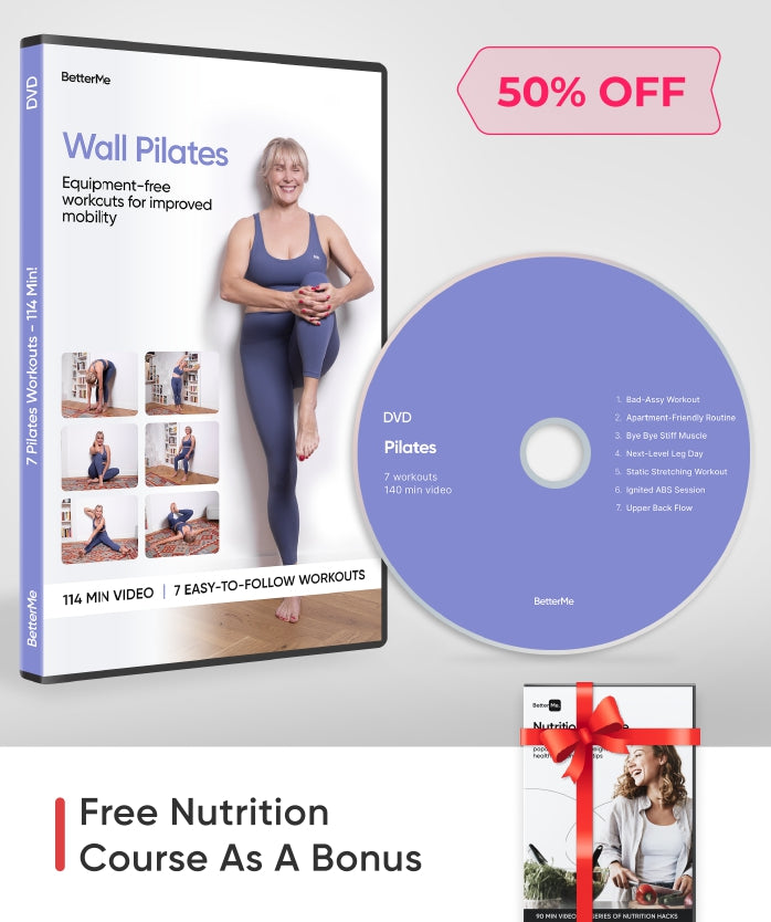 Wall Pilates DVD - Full Body Workout for Home Fitness | Strength & Flexibility Training | Perfect for Beginners & Seniors