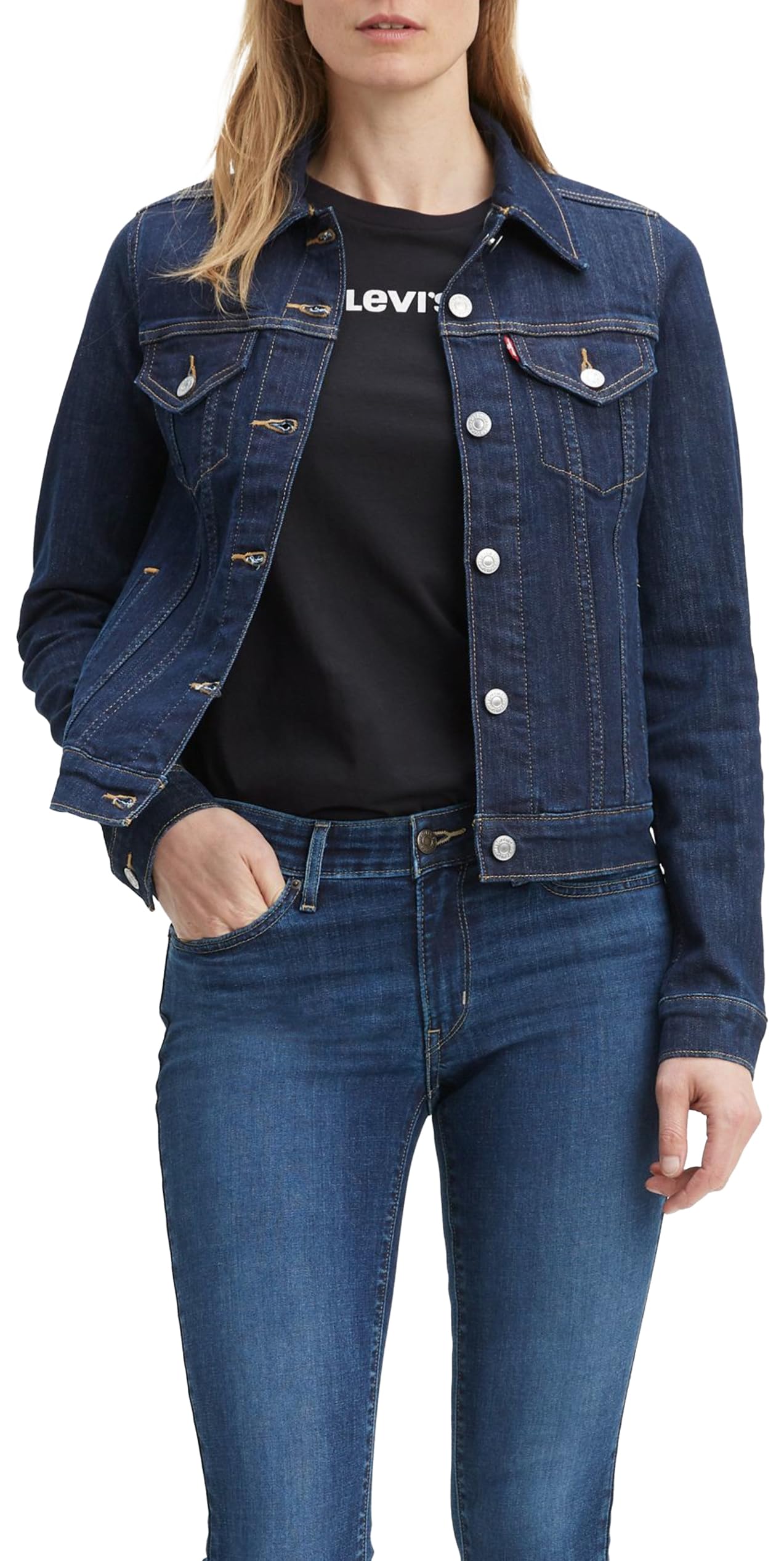 Levi's Original Trucker Jacket for Women - Classic Denim Jacket for Casual Outfits & Everyday Wear