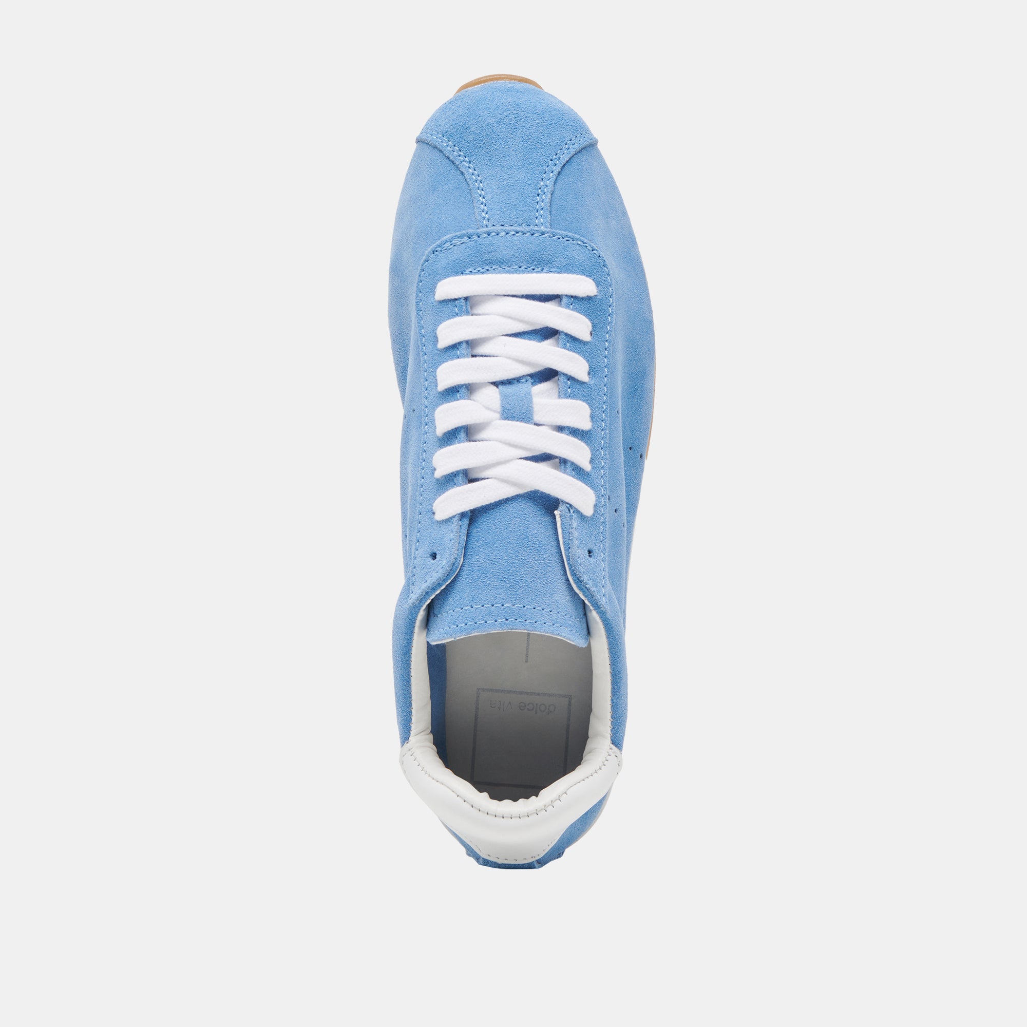 SERINA Women's Blue Suede Sneakers - Comfortable Casual Walking Shoes for Everyday Wear, Gym, and Outdoor Activities