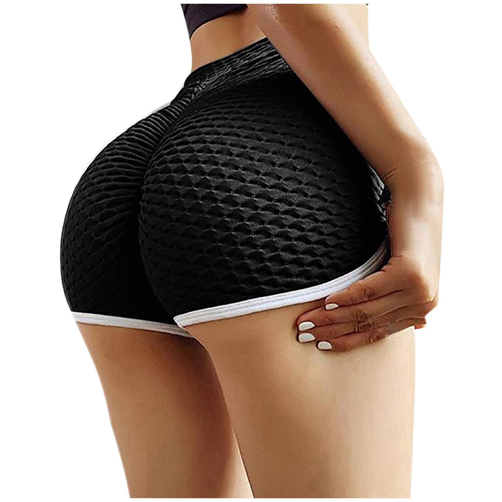 Women's High Waisted Yoga Shorts - Tummy Control & Butt Lifting for Workout & Lounge