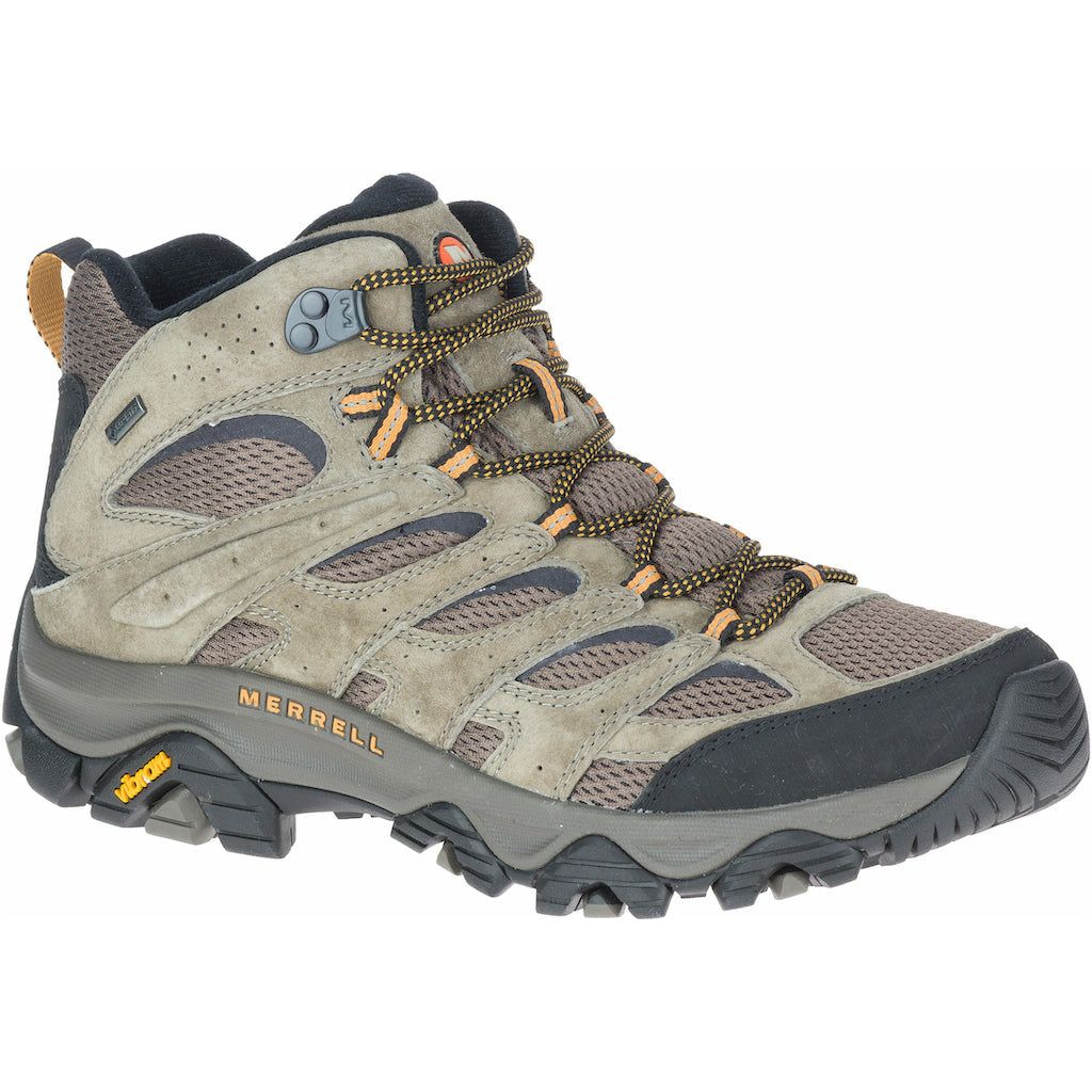 Merrell Moab 3 Mid GORE-TEX® Waterproof Hiking Boots for Men - Durable Outdoor Footwear for Trail Walking, Backpacking & Mountain Adventures