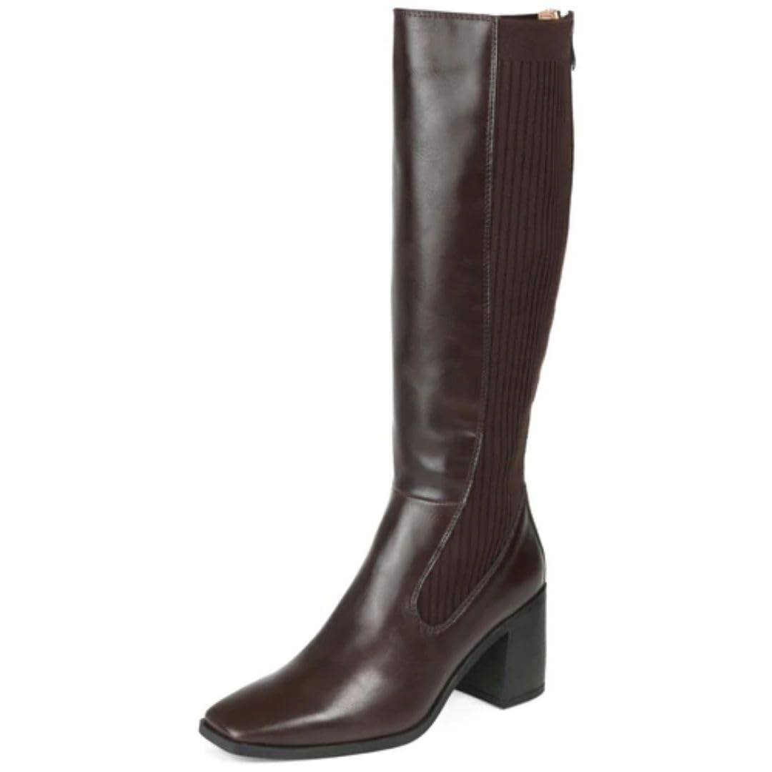 WINNY EXTRA WIDE CALF BOOTS for Women - Comfortable Wide Calf Riding Boots with Stretchable Material | Perfect for Fall, Winter & Riding Outfits