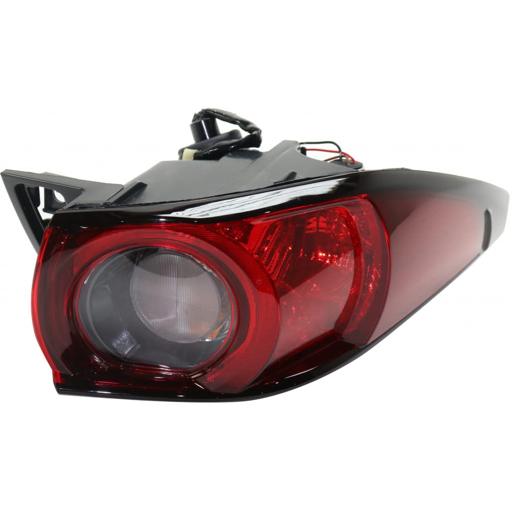 2017-2021 Mazda CX-5 Passenger Side Tail Light Assembly - CAPA Certified Replacement for MA2805125/MA2805125C (Part# 191275487808, KB8A51150D) | Durable Outer Taillight for Night Driving & Enhanced Safety