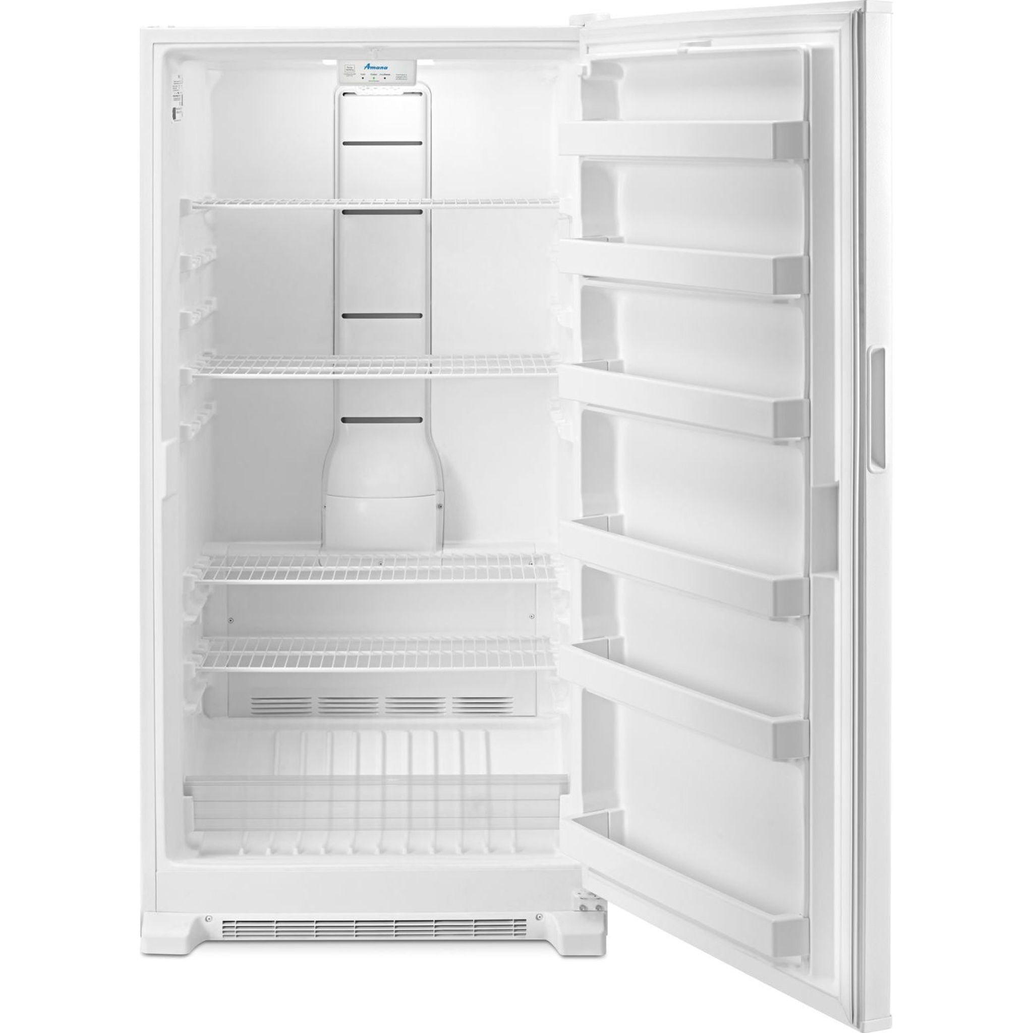 Amana AZF33X18DW 18.3 Cu. Ft. Upright Freezer in White - Energy Efficient Deep Freezer for Home, Garage, or Restaurant Storage