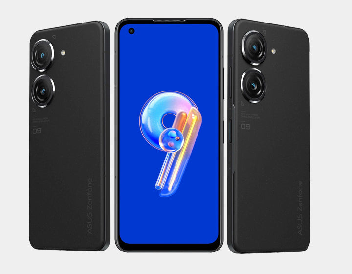 ASUS ZenFone 9 AI2202 5G Smartphone - 256GB Storage 16GB RAM Dual SIM GSM Unlocked (Black) - Perfect for Gaming, Photography & Business Use