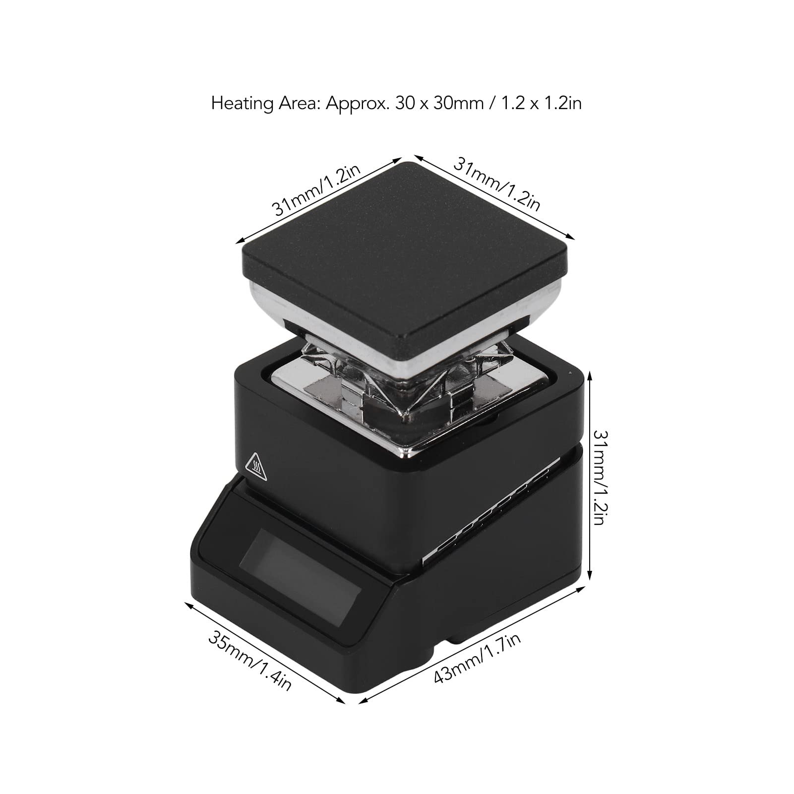 MHP30 Hot Plate Preheating Station for Welding & Soldering - 300W Electric Preheater with Temperature Control - Perfect for PCB Repair, Electronics Assembly, and DIY Projects