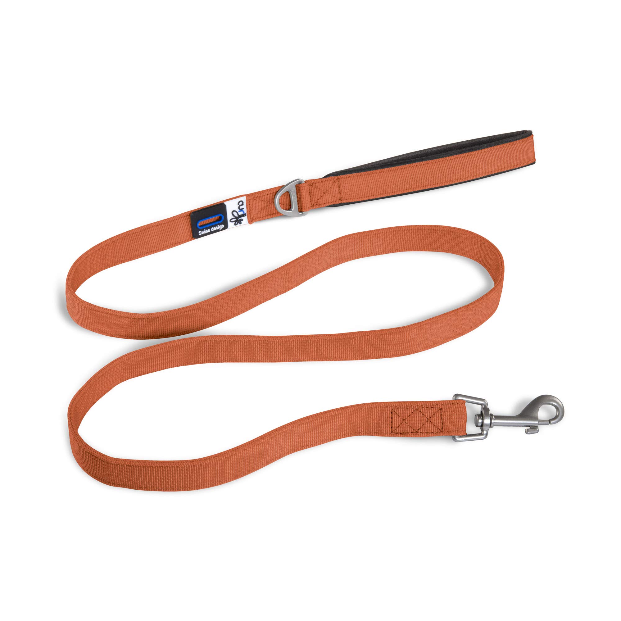 Orange Dog Leash - Durable Basic Nylon Pet Leash for Small Medium Large Dogs - Perfect for Walking, Training & Outdoor Adventures