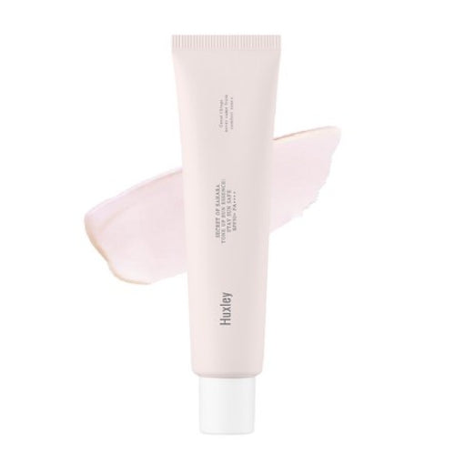Huxley Tone Up Sun Essence SPF50+ PA+++ - Lightweight Sunscreen for Daily UV Protection & Brightening | Perfect for Outdoor Activities & Everyday Skincare