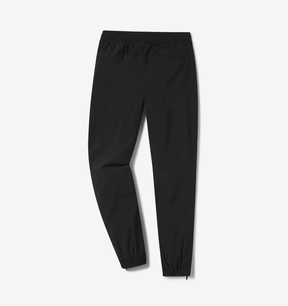 Men's Water-Resistant Track Pants - Black | Lightweight Quick-Dry Joggers for Running, Gym & Outdoor Activities