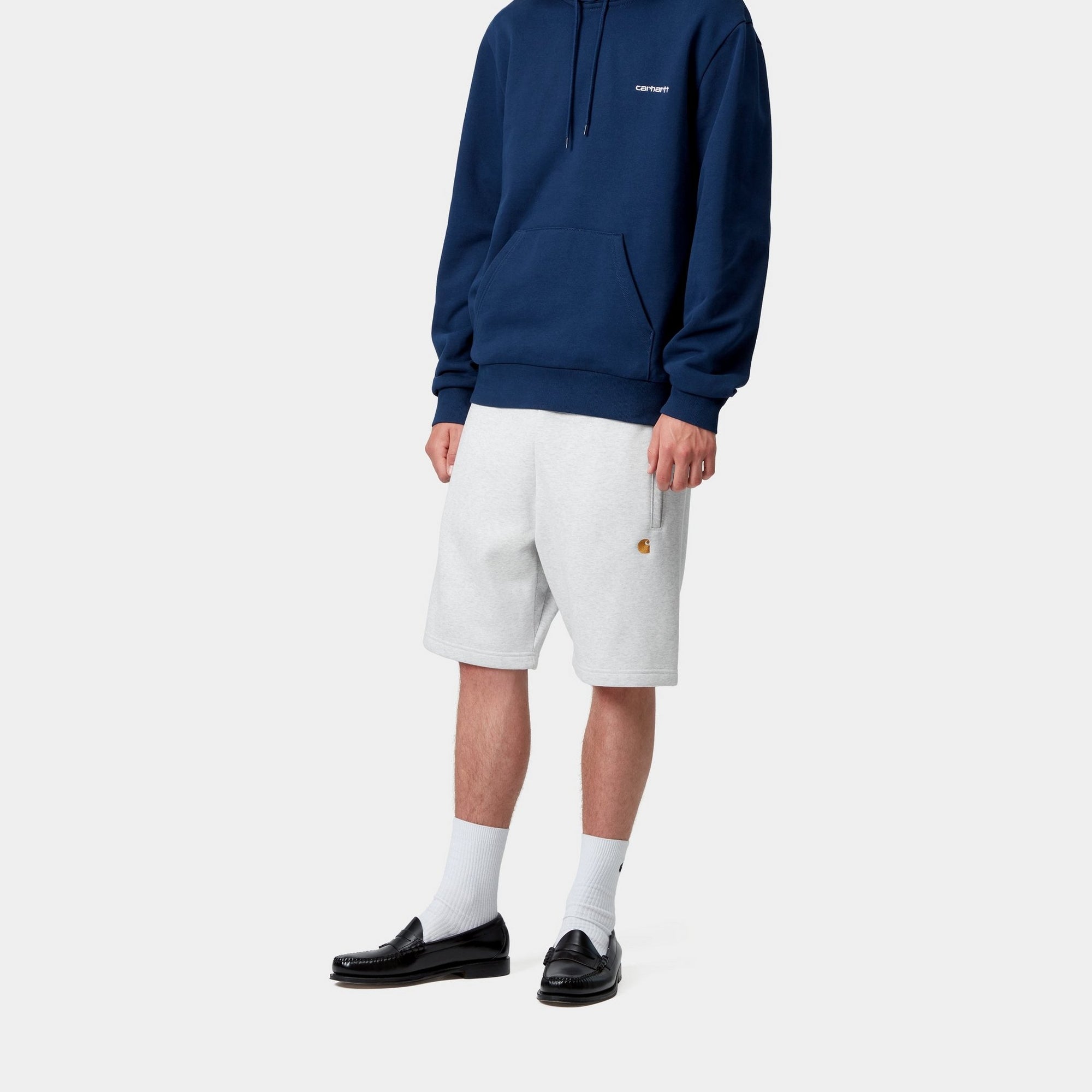 Chase Sweat Shorts for Men - Lightweight & Breathable Ash Heather Workout Shorts - Perfect for Running, Gym & Casual Wear