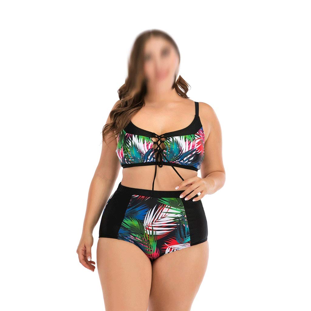Sexy Push Up Bikini Swimsuit for Women - 2 Piece Large Size Swimsuit 4XL - Flattering Swimwear for Plus Size Ladies - Perfect for Beach Vacations, Pool Parties & Summer Getaways