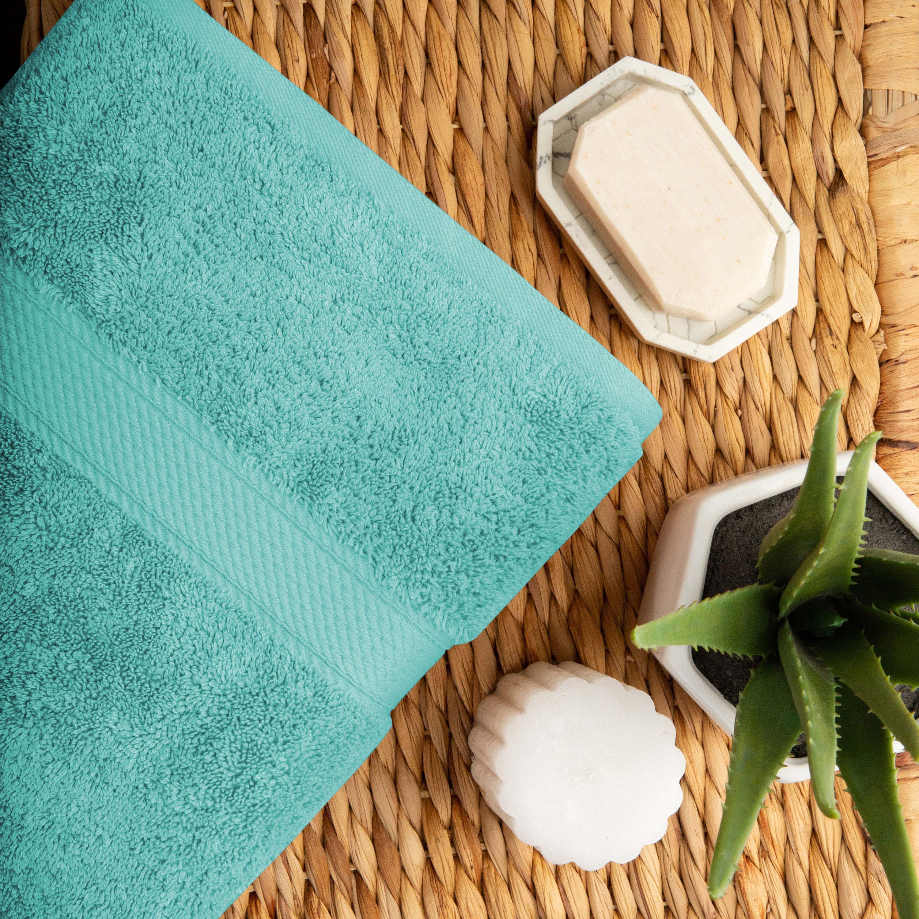 Premium Egyptian Cotton Plush Heavyweight Towel Set - 10 Piece Ultra Absorbent Luxury Bath Towels for Spa, Hotel & Home Use