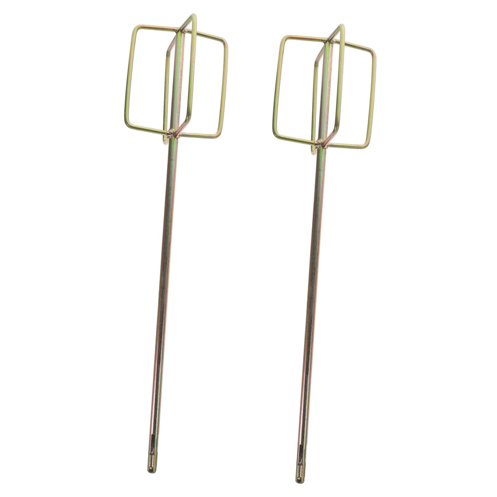 2Pcs Heavy Duty Electric Drill Mixing Rods - Cement & Paint Stirring Sticks for Grout, Mortar, Epoxy - Compatible with Most Power Drills - Perfect for DIY Projects, Home Renovation & Construction Work