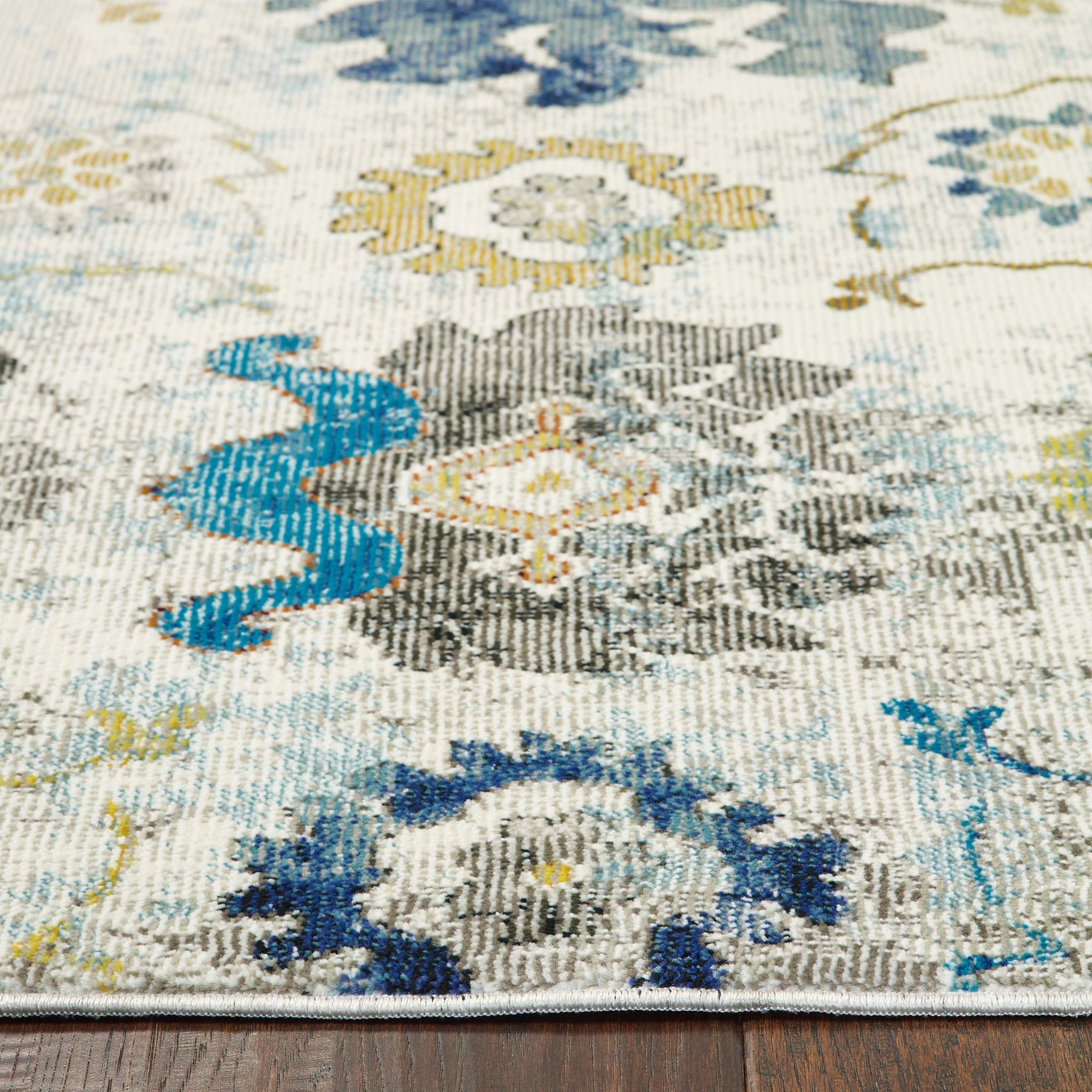 LR Home Gala Collection 8' x 10' Beige Multi Area Rug - Perfect for Living Room, Bedroom & Home Decor