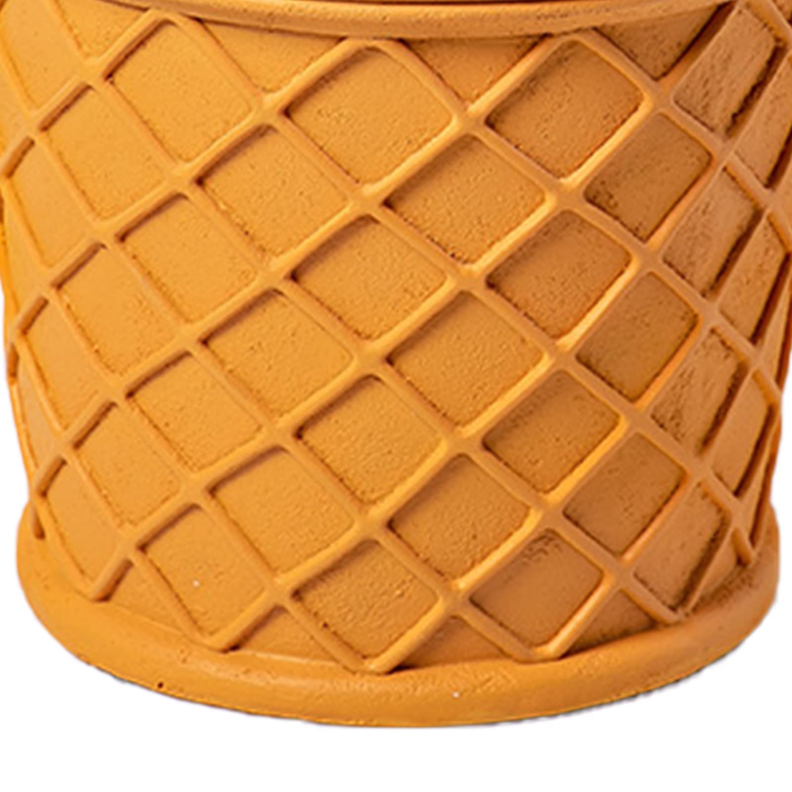 Soft Resin Retro Fun Simulated Ice Cream Stool - Decorative Shoe Changing Bench for Hallway, Office, Lounge & Dorm Room - Perfect for Home Decor, Entryway Seating & Playful Interior Design