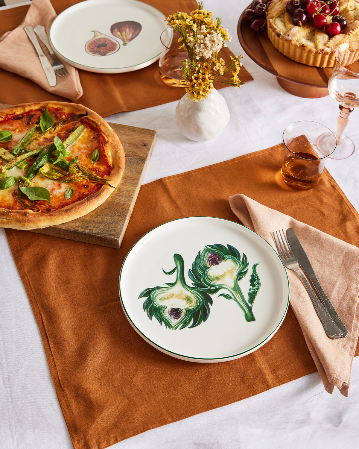 Premium 100% French Flax Linen Napkins Set of 4 - Eco-Friendly Terracotta Table Linens for Dinner Parties, Weddings & Upscale Dining
