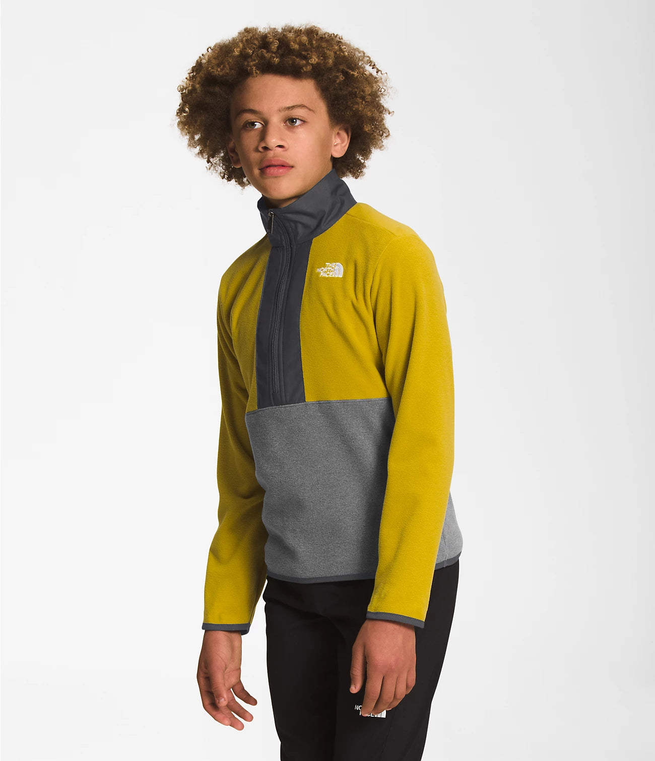 Youth Glacier Half Zip Pullover for Big Kids - NF0A7WQP | Warm Fleece Jacket for Outdoor Activities & School