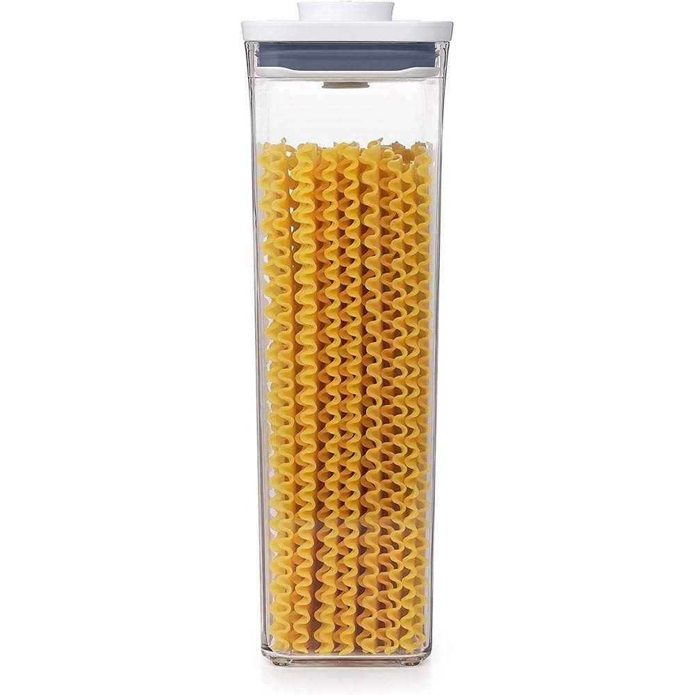 OXO Pop 2.0 3.5L Rectangular Pantry Storage Container - Airtight Food Container for Flour, Sugar, Pasta & Dry Goods - Perfect for Kitchen Pantry Organization & Food Preservation