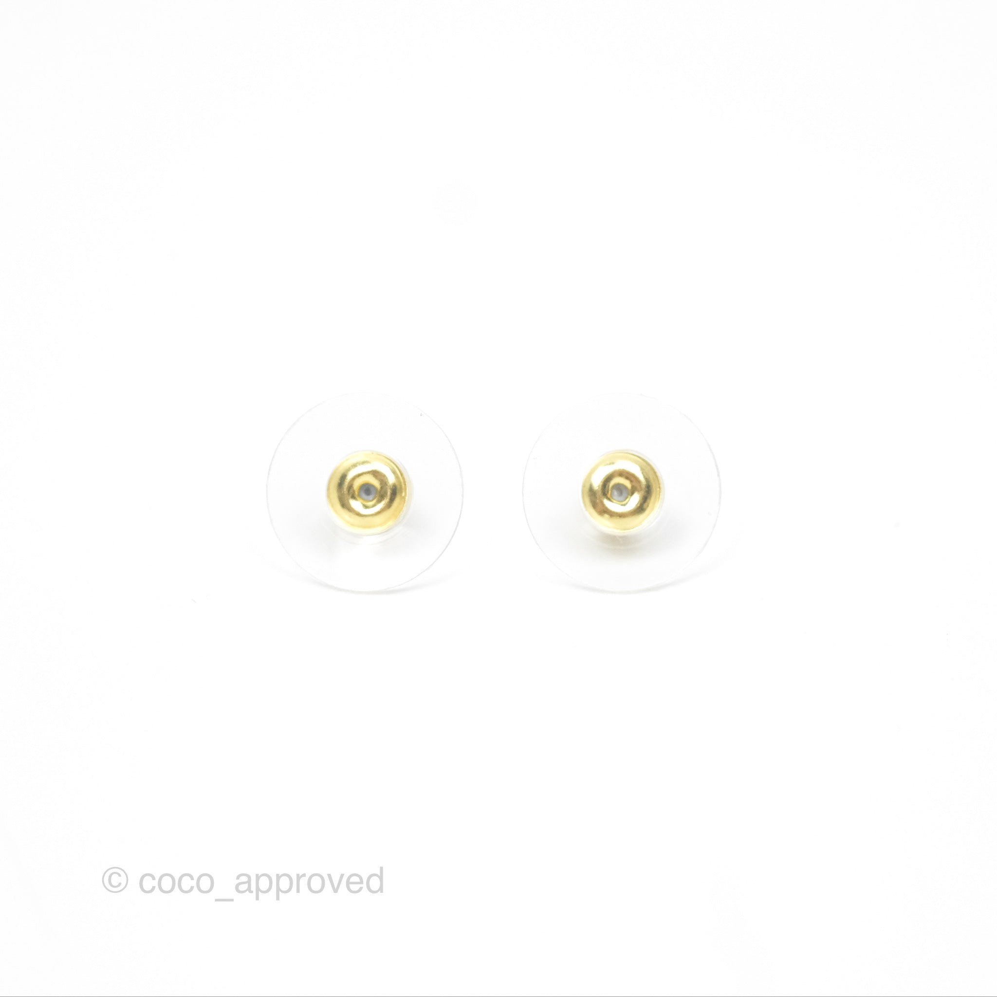 Chanel CC Pearl Drop Hoop Earrings in Gold Tone - 24S Collection | Luxury Fashion Jewelry for Women, Perfect for Parties, Weddings & Special Occasions
