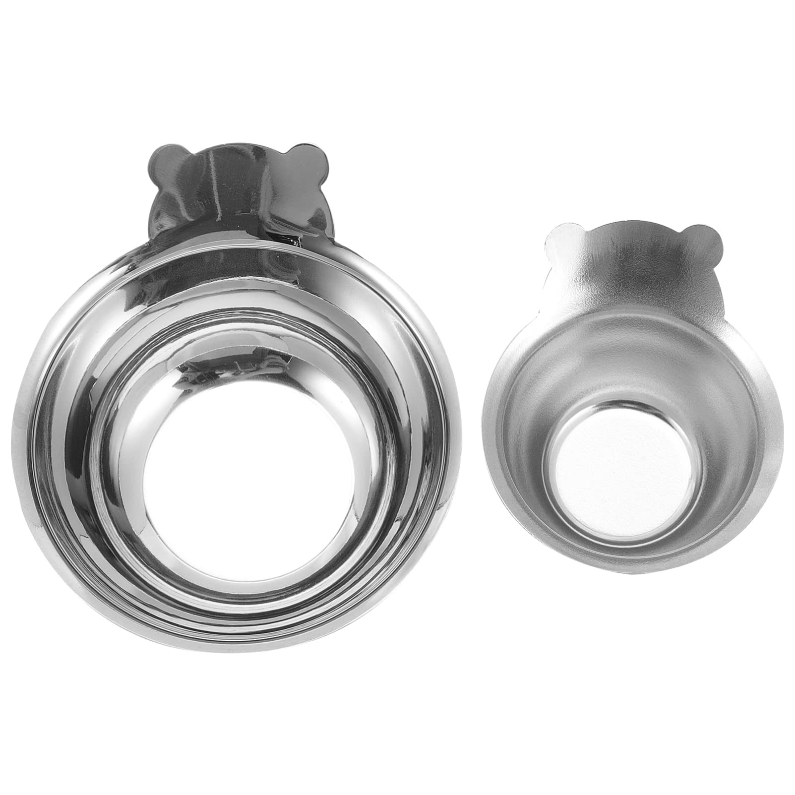 Stainless Steel Sauce Dish Set - 2Pcs for Sushi, BBQ & Buffet Serving