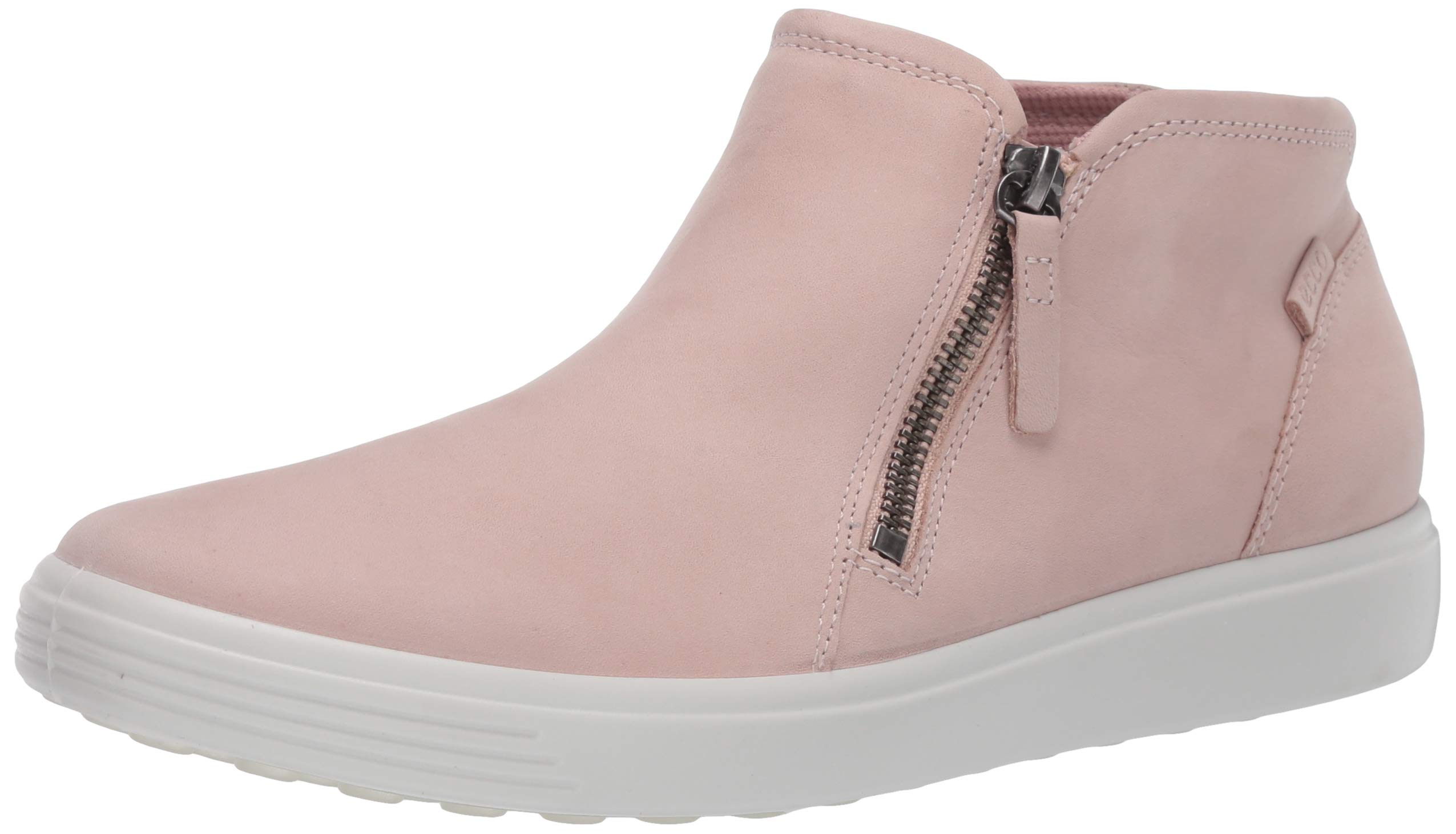 ECCO Women's Soft 7 Zip Bootie Sneaker - Comfortable Ankle Boots for Walking, Work & Casual Wear | Water-Resistant & Lightweight for All-Day Comfort