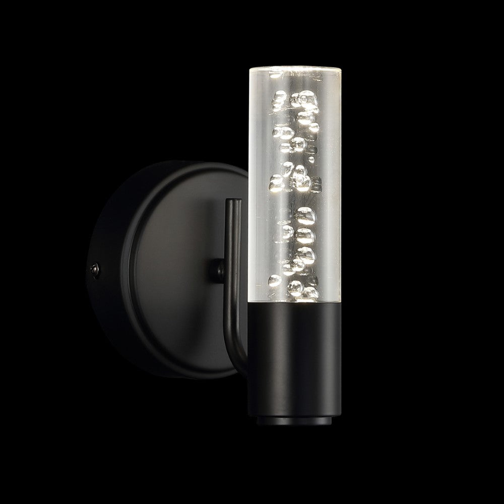 Bolha Minimalist Modern Bubble Acrylic/Iron Integrated LED Vanity Light - Elegant Bathroom Lighting for Contemporary Homes & Spa-Like Retreats