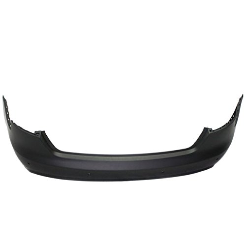 CAPA 13-16 A4 Rear Bumper Cover Assembly with Parking Sensor Holes - AU1100207 8K5807067AGRU | Perfect Fit Replacement for Audi A4 | Easy Installation for DIY Auto Repair & Collision Protection
