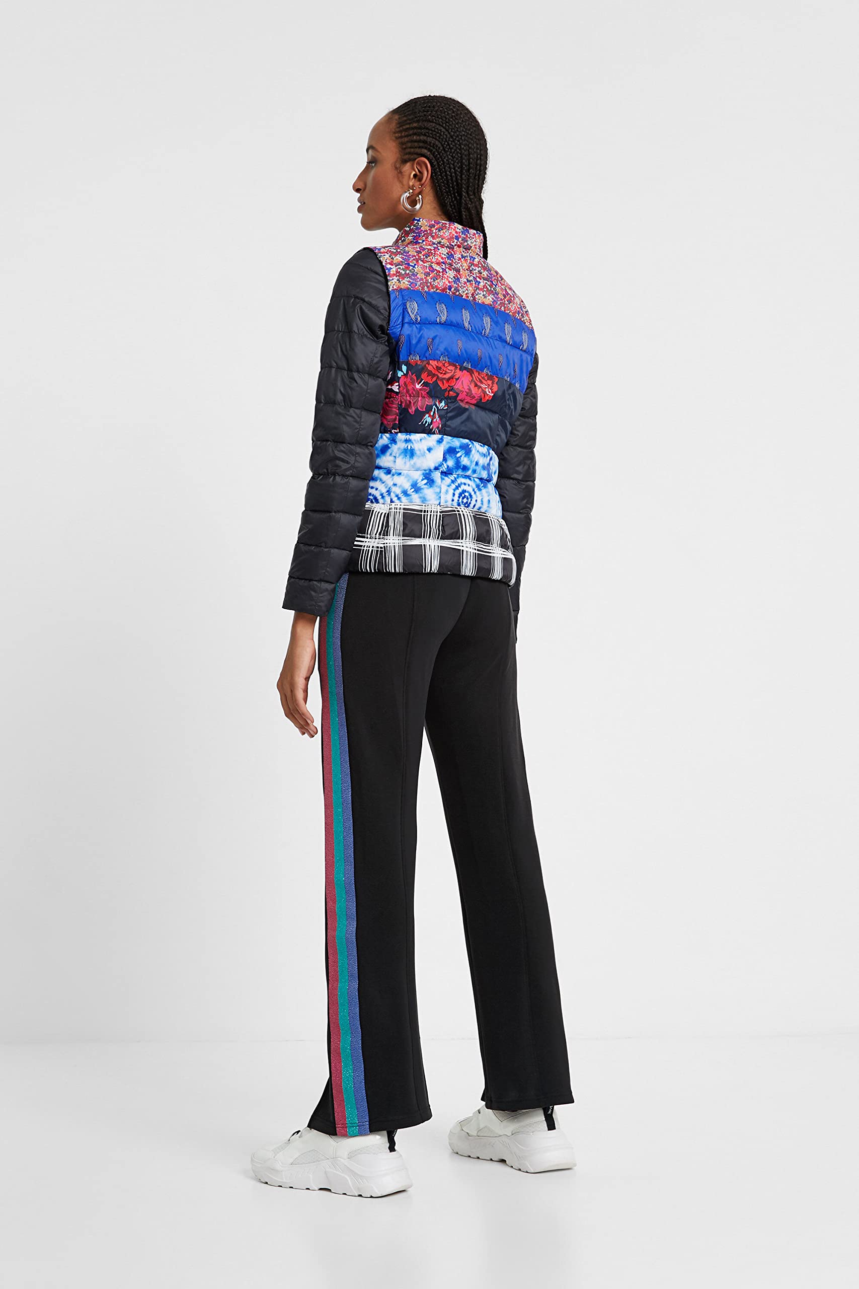 Desigual Women's Padded Jacket - Lightweight Waterproof Windbreaker for Outdoor Activities | Hiking, Running, Travel & Everyday Wear