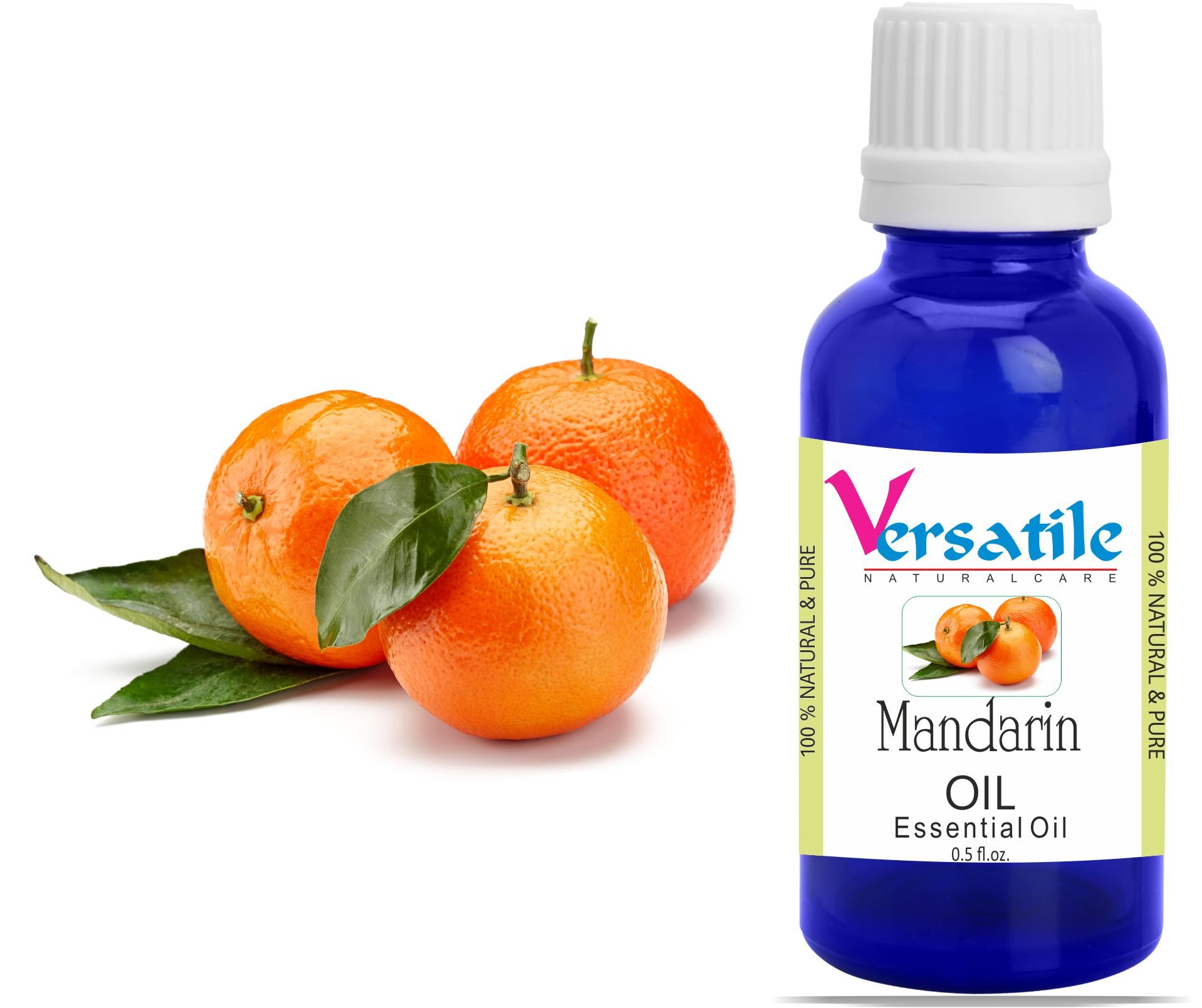 100% Pure Natural Mandarin Essential Oil - Aromatherapy, Diffuser & Massage Oil (3ML-1000ML) for Relaxation, Stress Relief & Skin Care
