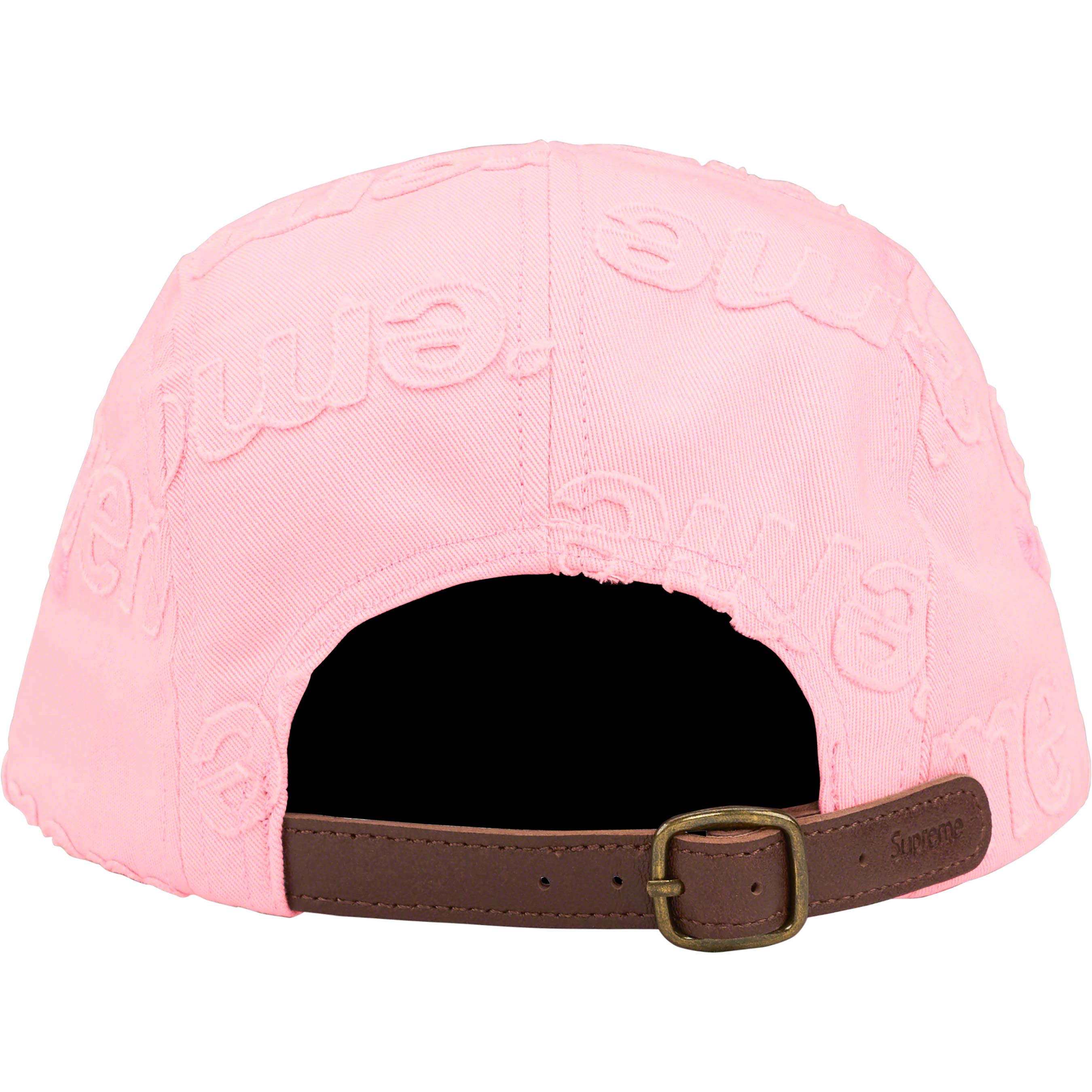Supreme Lasered Twill Camp Cap - Pink Baseball Hat for Men & Women - Perfect for Streetwear, Casual Outfits, and Outdoor Activities