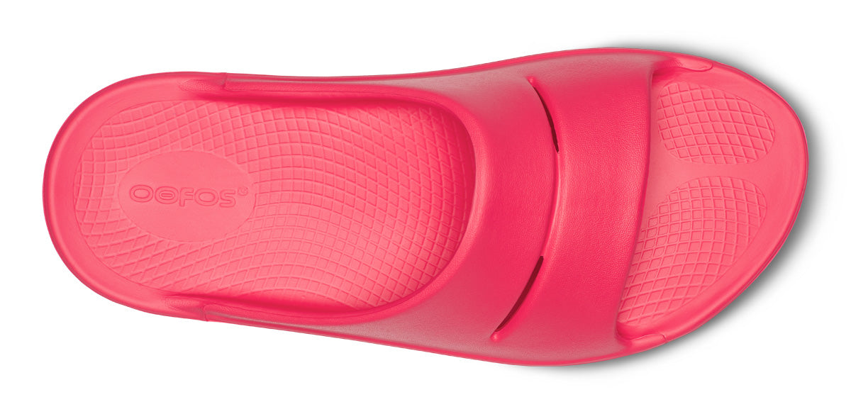 Women's OOahh Comfort Slide Sandals - Neon Berry Color | Lightweight & Cushioned for Beach, Pool, and Casual Wear
