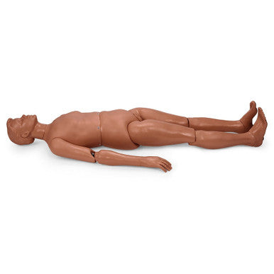High-Quality Patient Care Manikin - Dark Skin Tone for Medical Training & CPR Practice | Nursing School, EMT, First Aid Simulation