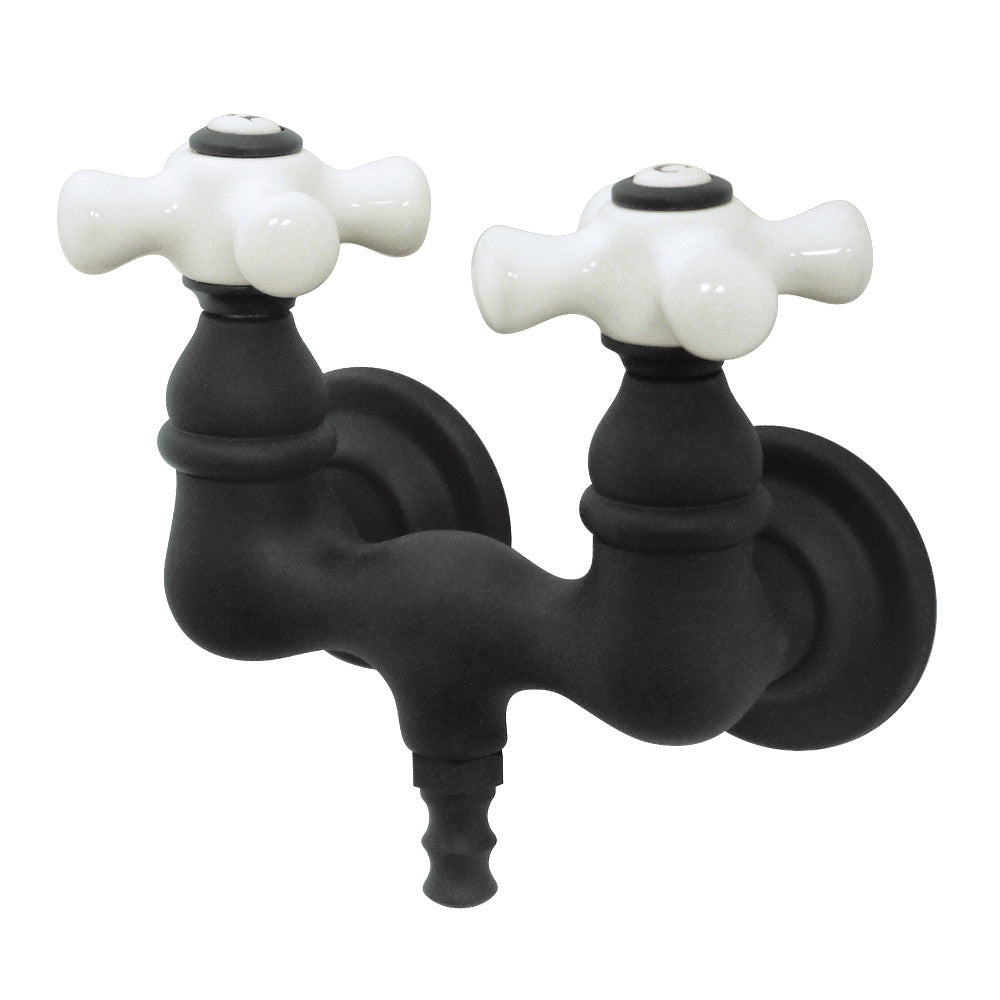 Kingston Brass CC39T8 Vintage 3-3/8 Inch Wall Mount Tub Faucet - Classic Bathroom Fixture for Traditional & Farmhouse Style Homes